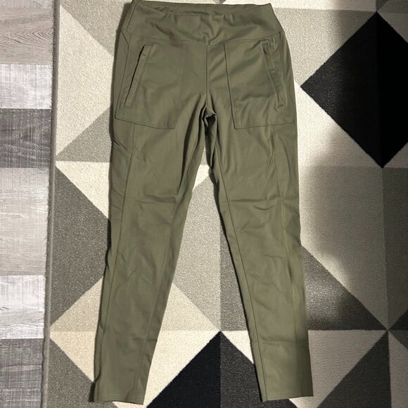 Ridgecut Toughwear Olive Work Pants/Leggings Pull-on Stretch Utility Women's S - Picture 1 of 14